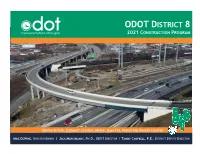 Odot District 8 2021 Construction Program