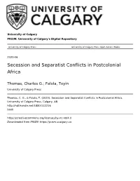 3. the Anomaly of Eritrean Secession, 1961–1993