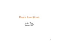 Basis Functions