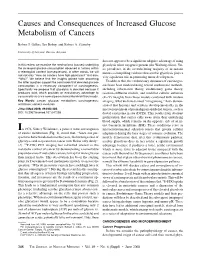 Causes and Consequences of Increased Glucose Metabolism of Cancers