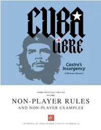 Non-Player Rules and Non-Player Examples