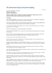 Read the Full Lateline Transcript