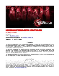 SHIN MEGAMI TENSEI: DEVIL SURVIVOR (DS) Version: V1