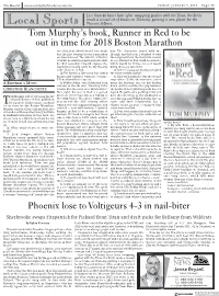 Tom Murphy's Book, Runner in Red to Be out in Time for 2018 Boston