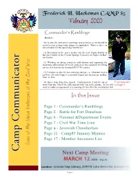 Camp Communicator Feb 2020