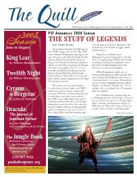 Fall 2007 PSF Newsletter
