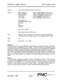 IEEE802.3Z Gigabit Ethernet UTP5 Proposal V2.0 November, 1996