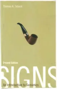 Signs: an Introduction to Semiotics