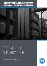 Statement of Qualifications