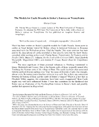 The Models for Castle Dracula in Stoker's Sources on Transylvania