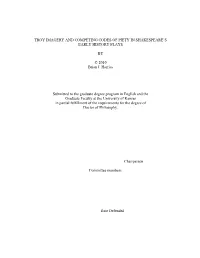 Troy Imagery and Competing Codes of Piety in Shakespeare's
