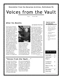 Voices from the Vault