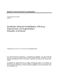 50146-001: Distribution Network Rehabilitation, Efficiency