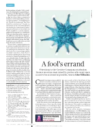 A Fool's Errand