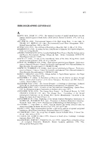Bibliographie Generale