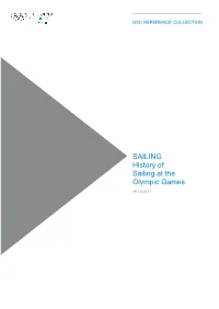 History of Sailing at the Olympic Games