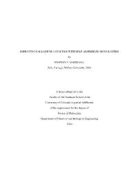 I IMPROVING PALLADIUM CATALYSIS with SELF