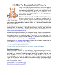 2014 Joe Val Bluegrass Festival Preview