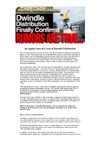 An Update from the Crew at Dwindle Distribution