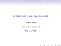 Ergodic Theory and Linear Dynamics