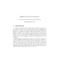 Hoplite Final Project Report