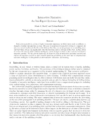 Interactive Narrative: an Intelligent Systems Approach