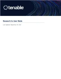 Nessus 8.3 User Guide