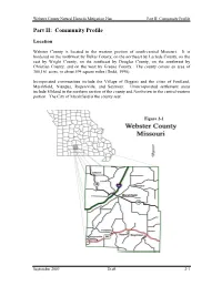 Part II: Community Profile