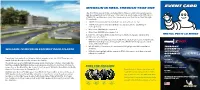 EVENT CARD Michelin in Imsa, Through Year One
