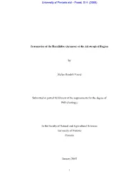 Systematics of the Hersiliidae (Araneae) of the Afrotropical Region
