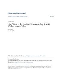 The Allure of the Radical: Understanding Jihadist Violence in the West Kabir Sethi Macalester College