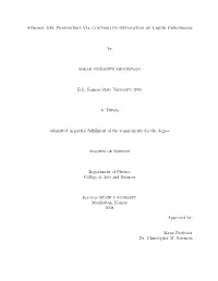 Aerosol Gel Production Via Controlled Detonation of Liquid Precursors By