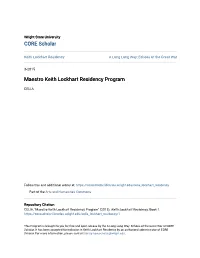 Maestro Keith Lockhart Residency Program