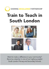 Train to Teach in South London