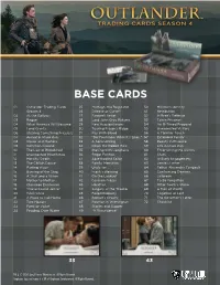 2020 Outlander Season 4 Checklist REVISED