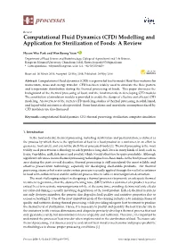 (CFD) Modelling and Application for Sterilization of Foods: a Review