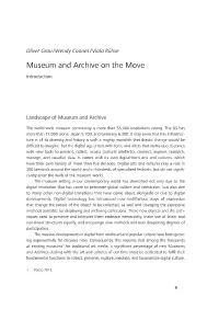 Museum and Archive on the Move Introduction