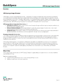HPE Synergy Image Streamer Overview