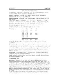 Larsenite Pbznsio4 C 2001 Mineral Data Publishing, Version 1.2 ° Crystal Data: Orthorhombic