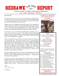Redhawk Report 11;3 Spring