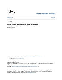 Response to Reviews on a Near Sympathy