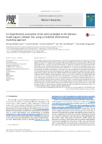Adriatic Sea) Using a Combined Observational Modeling Approach