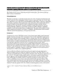 Antarctic Research As a Precedent for Diplomacy Exercised Through International Scientific Cooperation: Applying Collaborative Systems in Non-Jurisdictional Spaces