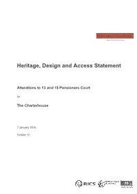 Heritage, Design and Access Statement
