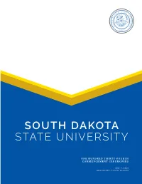 Commencement Program 2020