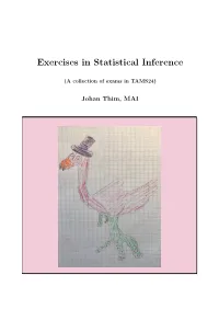 Exercises in Statistical Inference