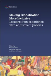 Making Globalization More Inclusive: Lessons from Experience with Adjustment Policies