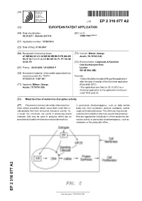 Materials Free of Endocrine Disruptive Activity