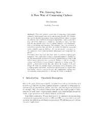 The Dancing Bear – a New Way of Composing Ciphers