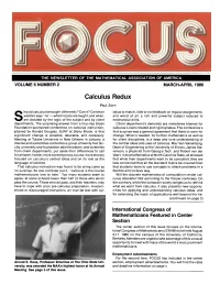 Calculus Redux